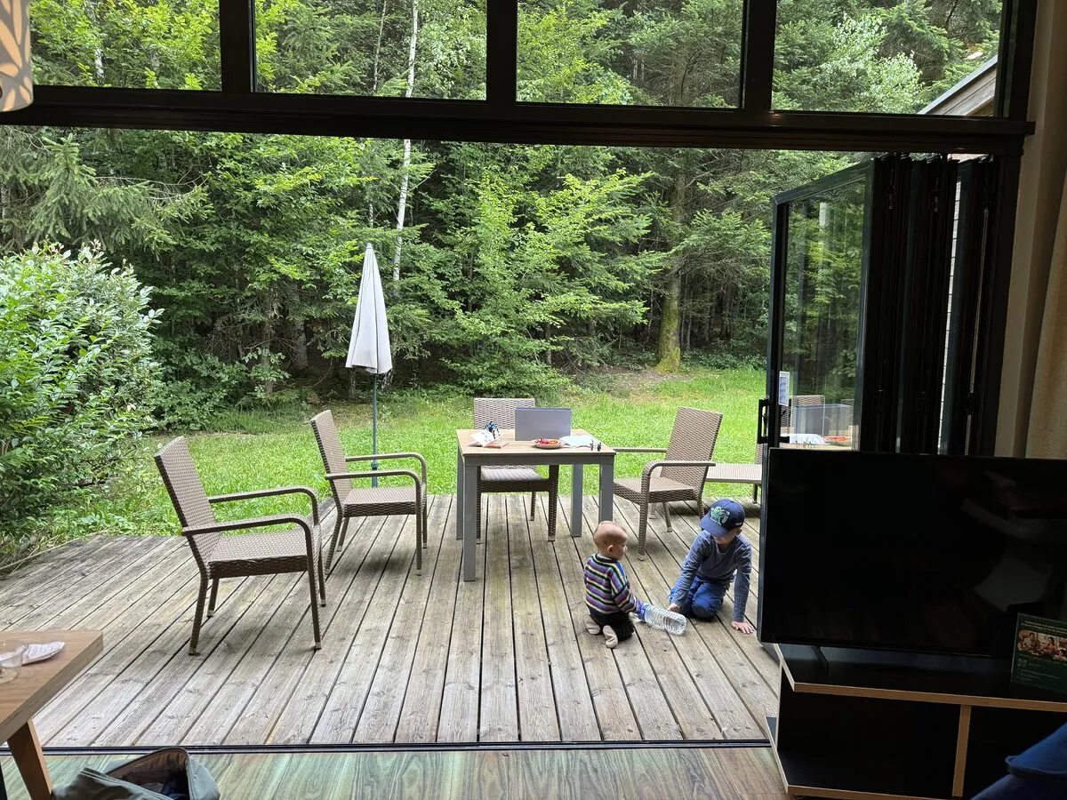 Waldgebiet rund um den Center Parcs Les Trois Forêts