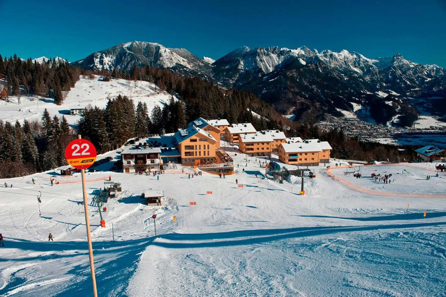 Landal Alpen-Chalets Brandnertal auf dem Tschengla-Hochplateau im Vorarlberg Landal Alpen-Chalets Brandnertal auf dem Tschengla-Hochplateau im Vorarlberg