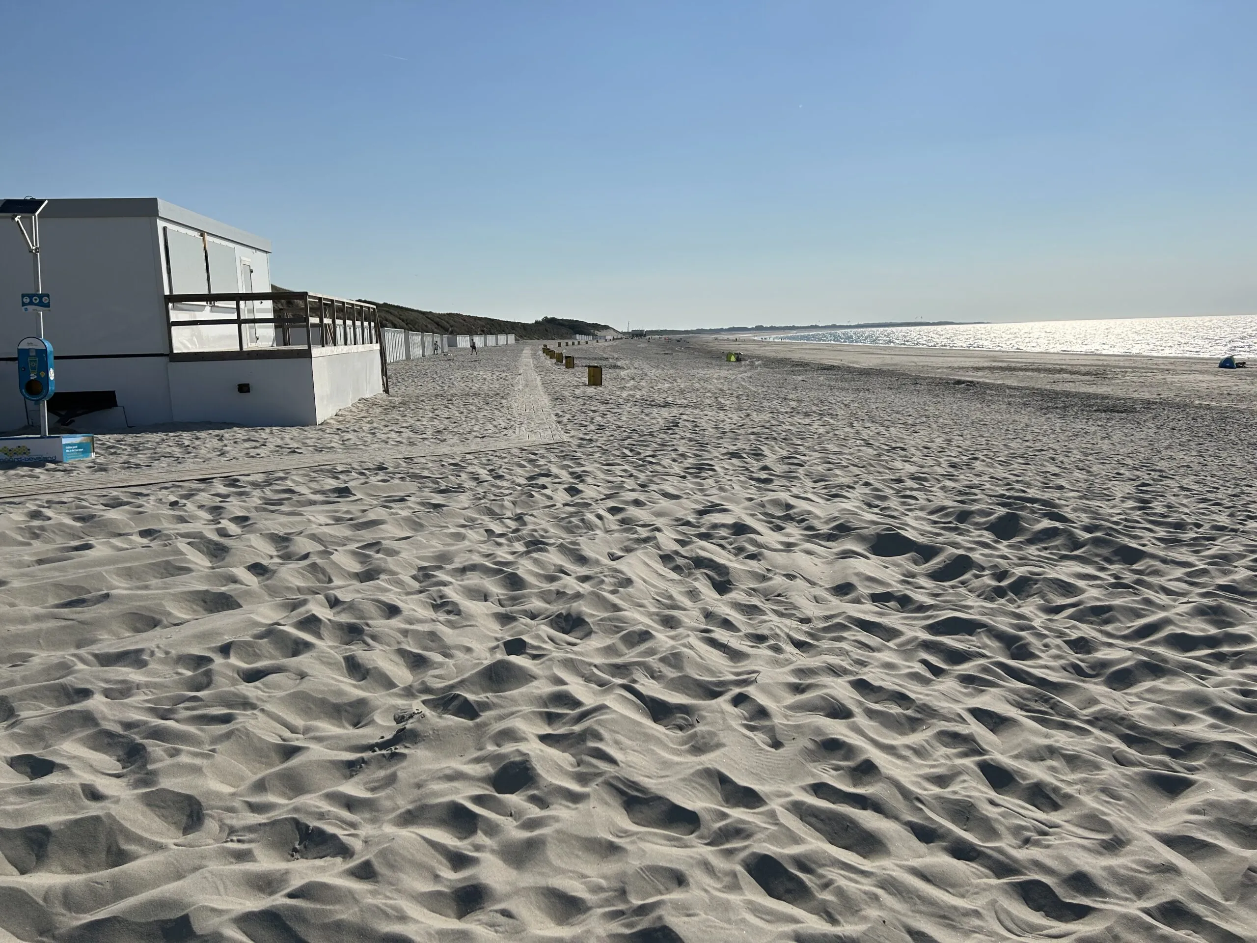 Der Strand am Landal Ouddorp Duin an der Nordseeküste Der Strand am Landal Ouddorp Duin an der Nordseeküste