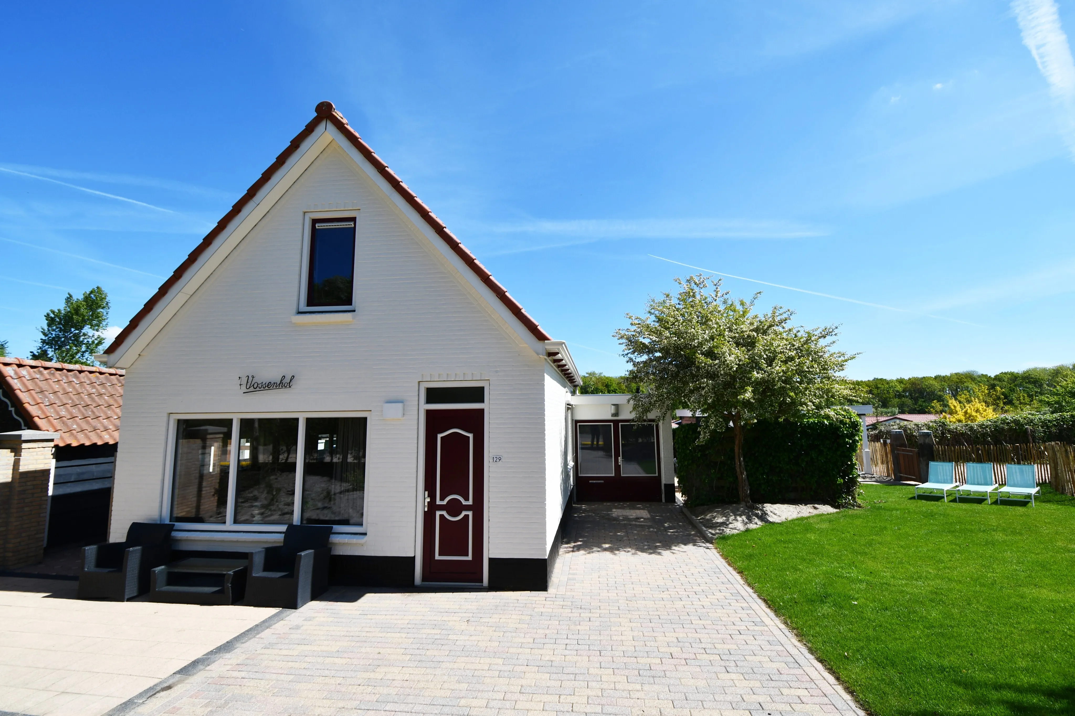 Freistehendes Ferienhaus Vossenhol mit Rasengrundstück