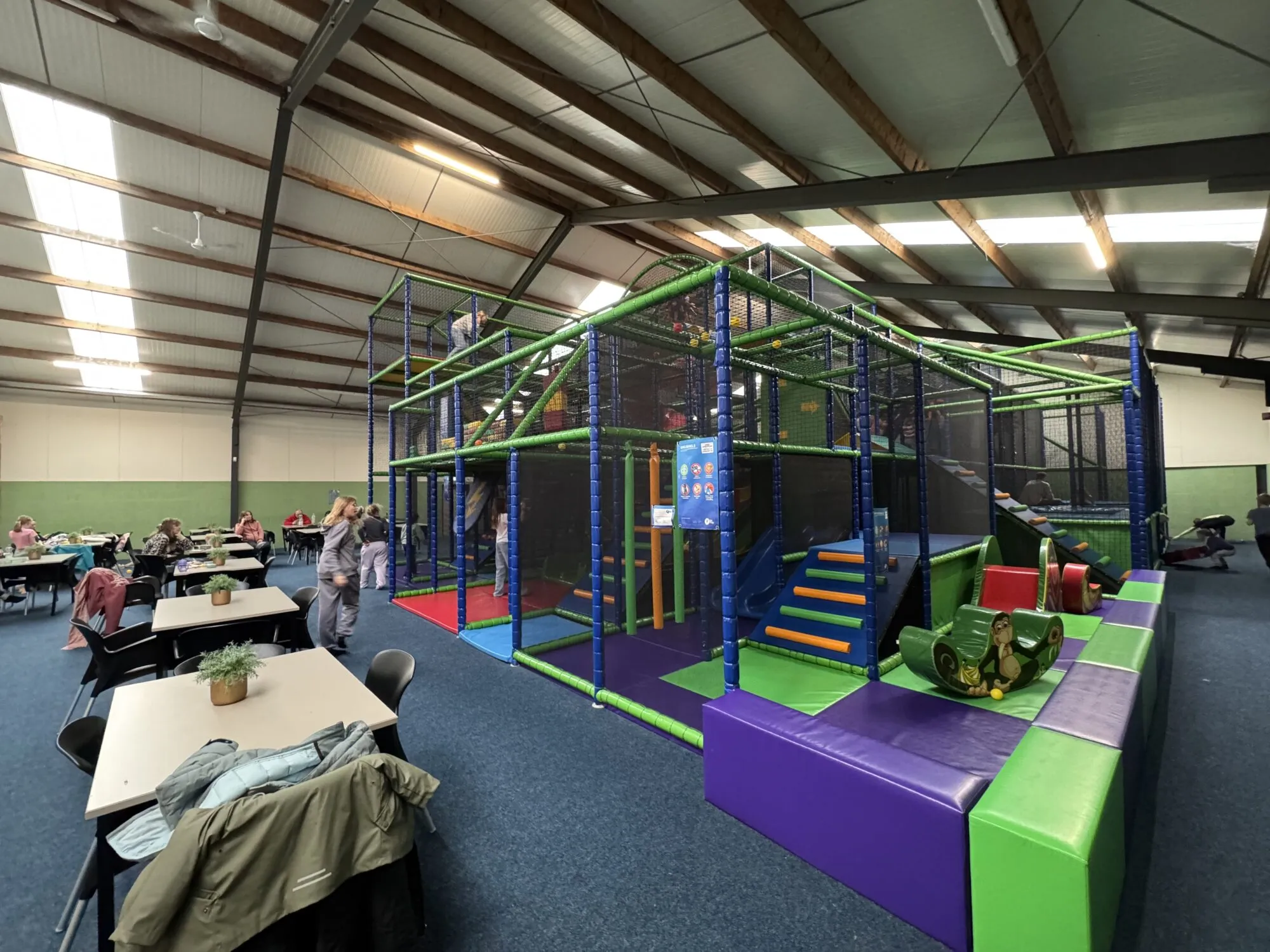 Indoor-Spielplatz im Ferienpark BreeBronne