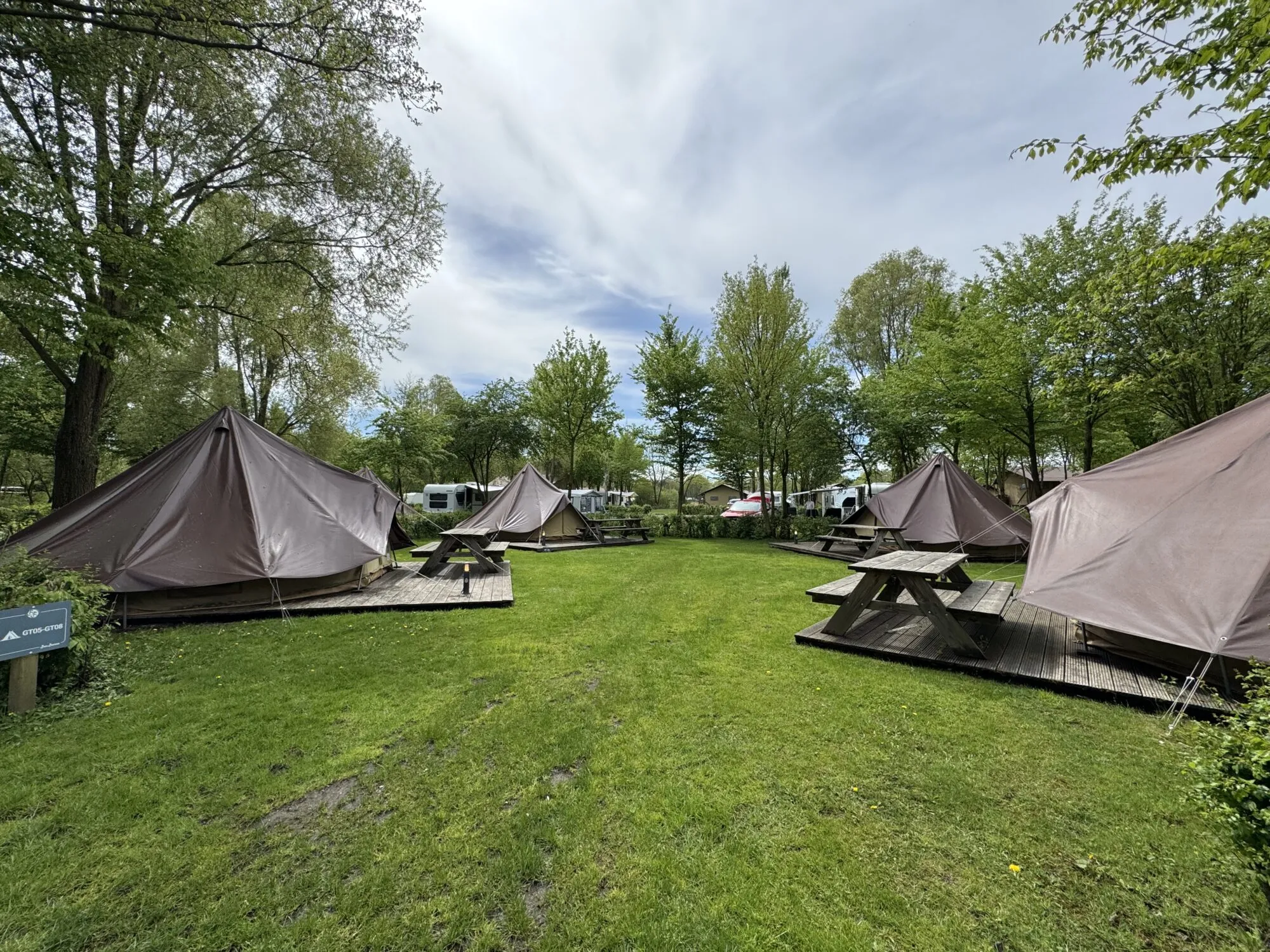 Zeltplatz im Ferienpark BreeBronne