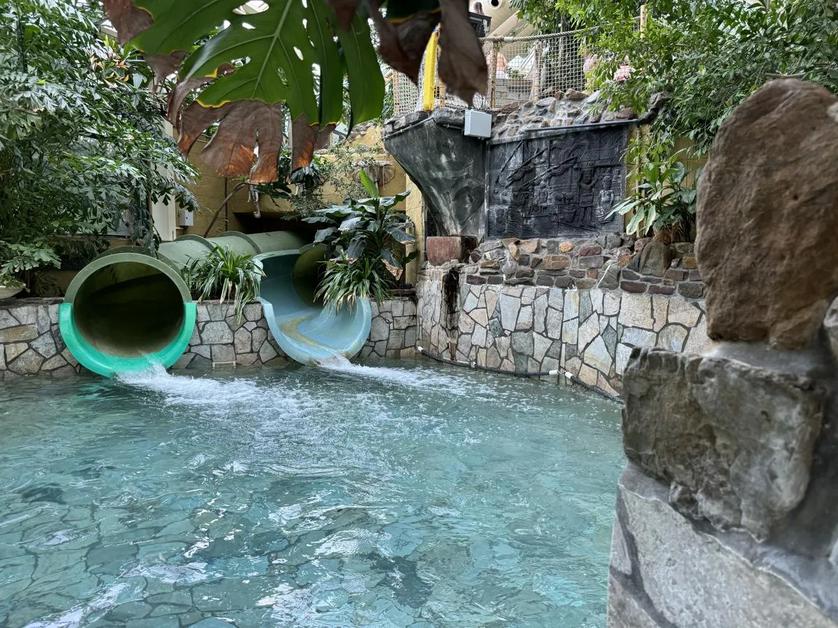 Aqua Mundo Rutsche im Center Parcs De Eemhof