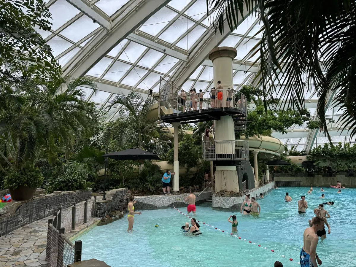 Aqua Mundo Rutschenturm im Center Parcs De Kempervennen
