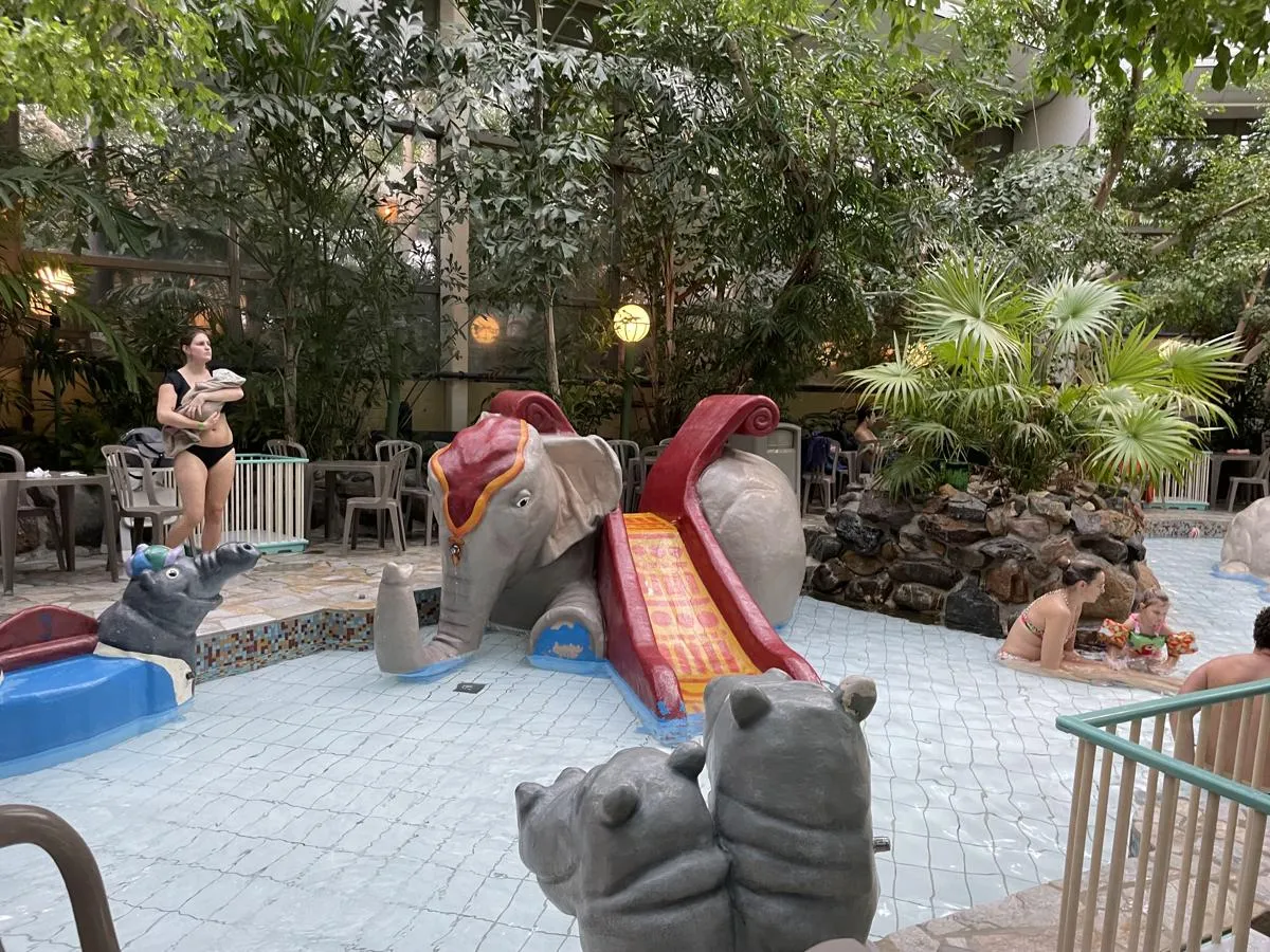 Kleinkinderbereich im Aqua Mundo des Center Parcs De Vossemeren