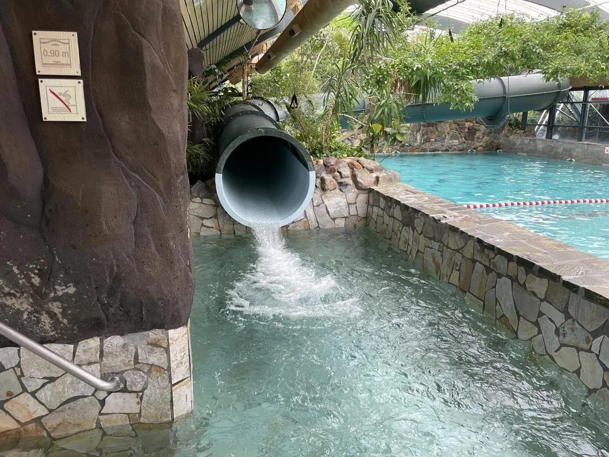 Wasserrutsche im Aqua Mundo des Center Parcs Het Meerdal