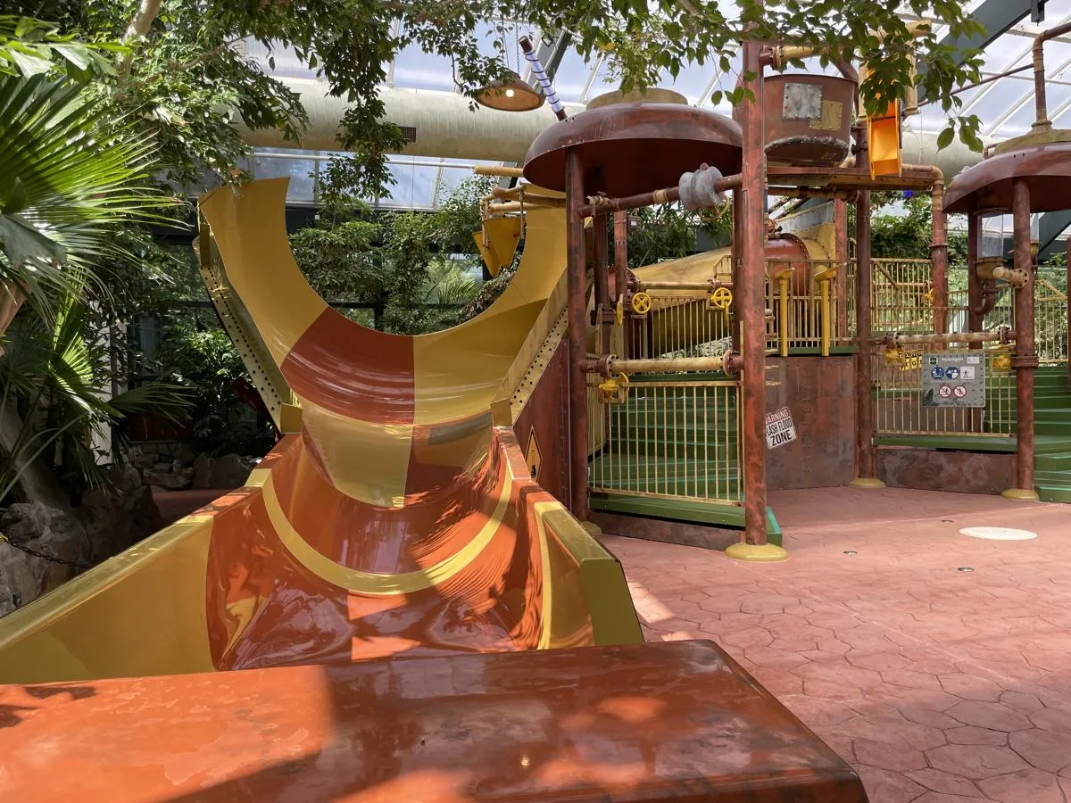 Wasserspielhaus (Waterplayhouse) im Aqua Mundo des Center Parcs Het Meerdal