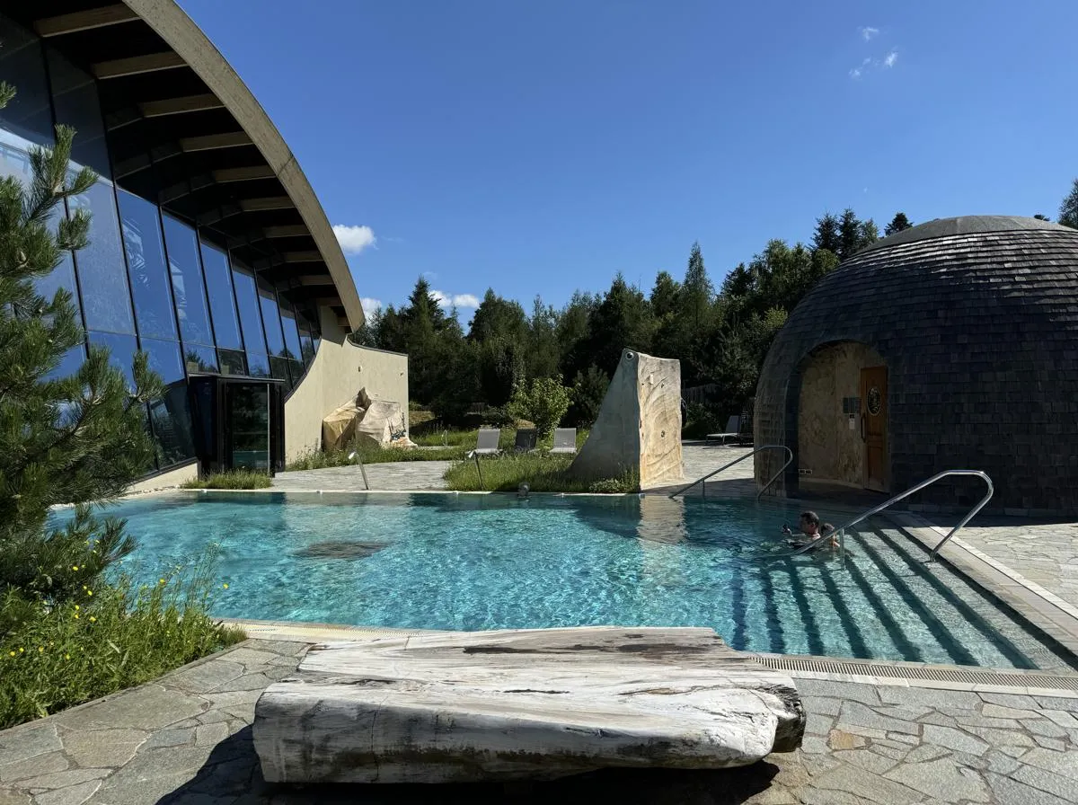 Spa-Bereich im Aqua Mundo des Center Parcs Les Trois Forêts