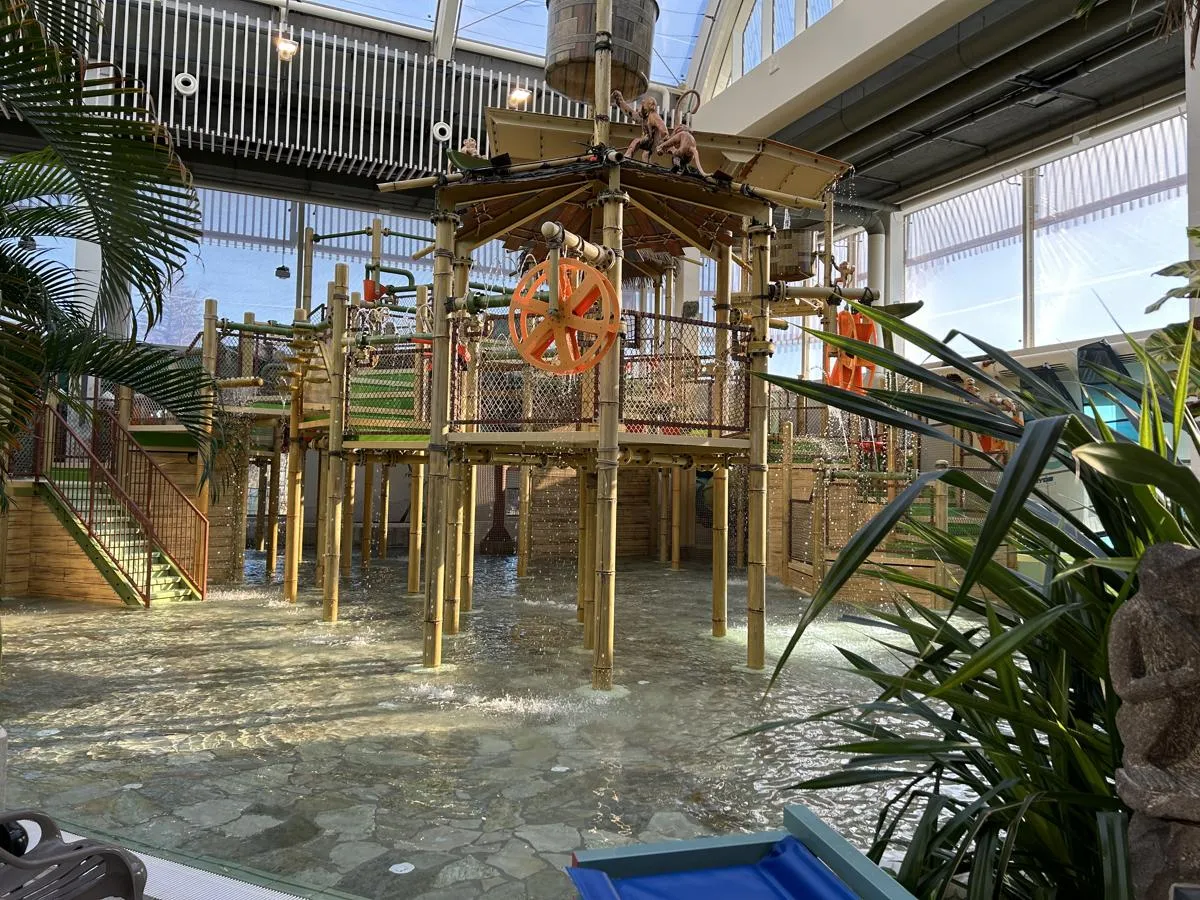 Wasserspielhaus (Waterplayhouse) im Aqua Mundo des Center Parcs Park Allgäu