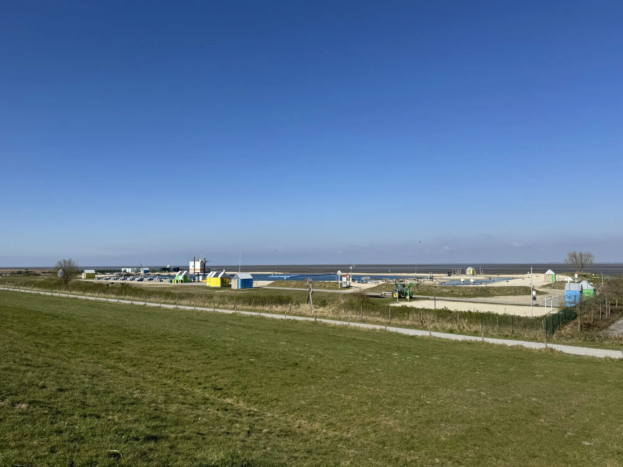 Nordsee-Lagune in Burhave nahe Center Parcs Park Nordseeküste