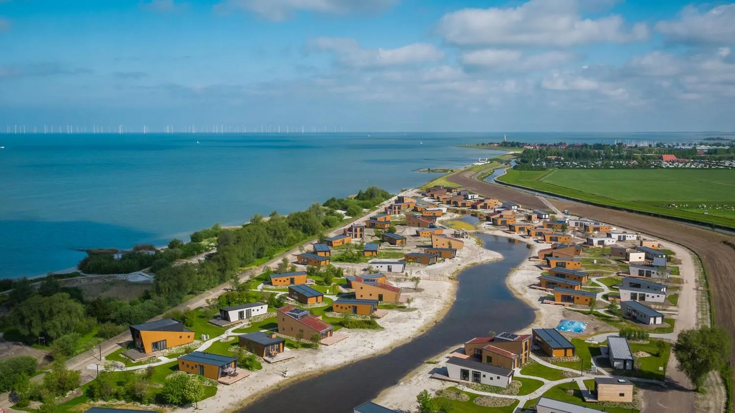 Modernes Ferienhaus im EuroParcs Hindeloopen am IJsselmeer