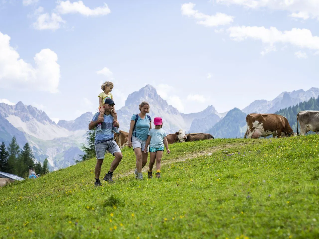 Landal Alpen-Chalets Brandnertal — Außenansicht der Chalets