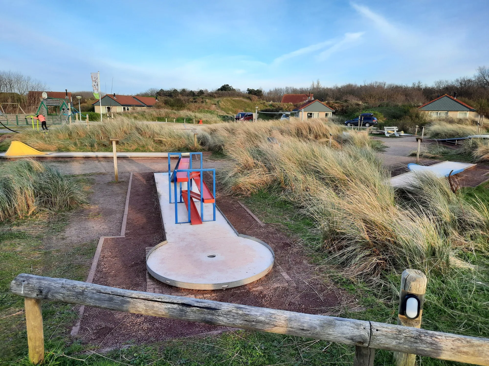 Minigolfanlage in den Dünen des Landal Sluftervallei