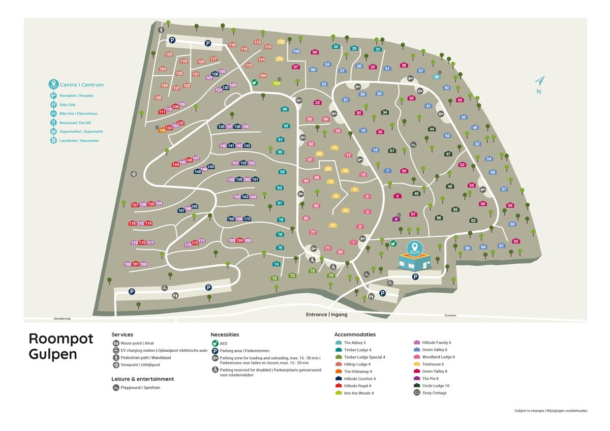 Parkplan Landal Gulpen