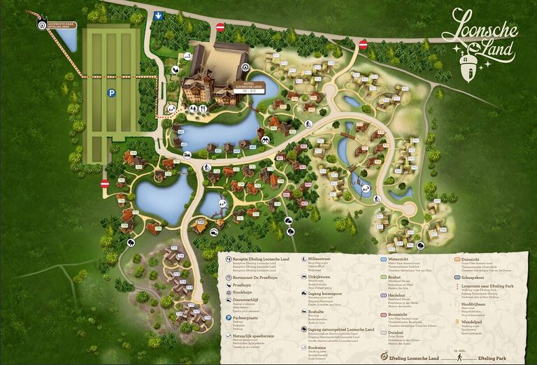 Alle Ferienparks in Nordbrabant auf einer Karte