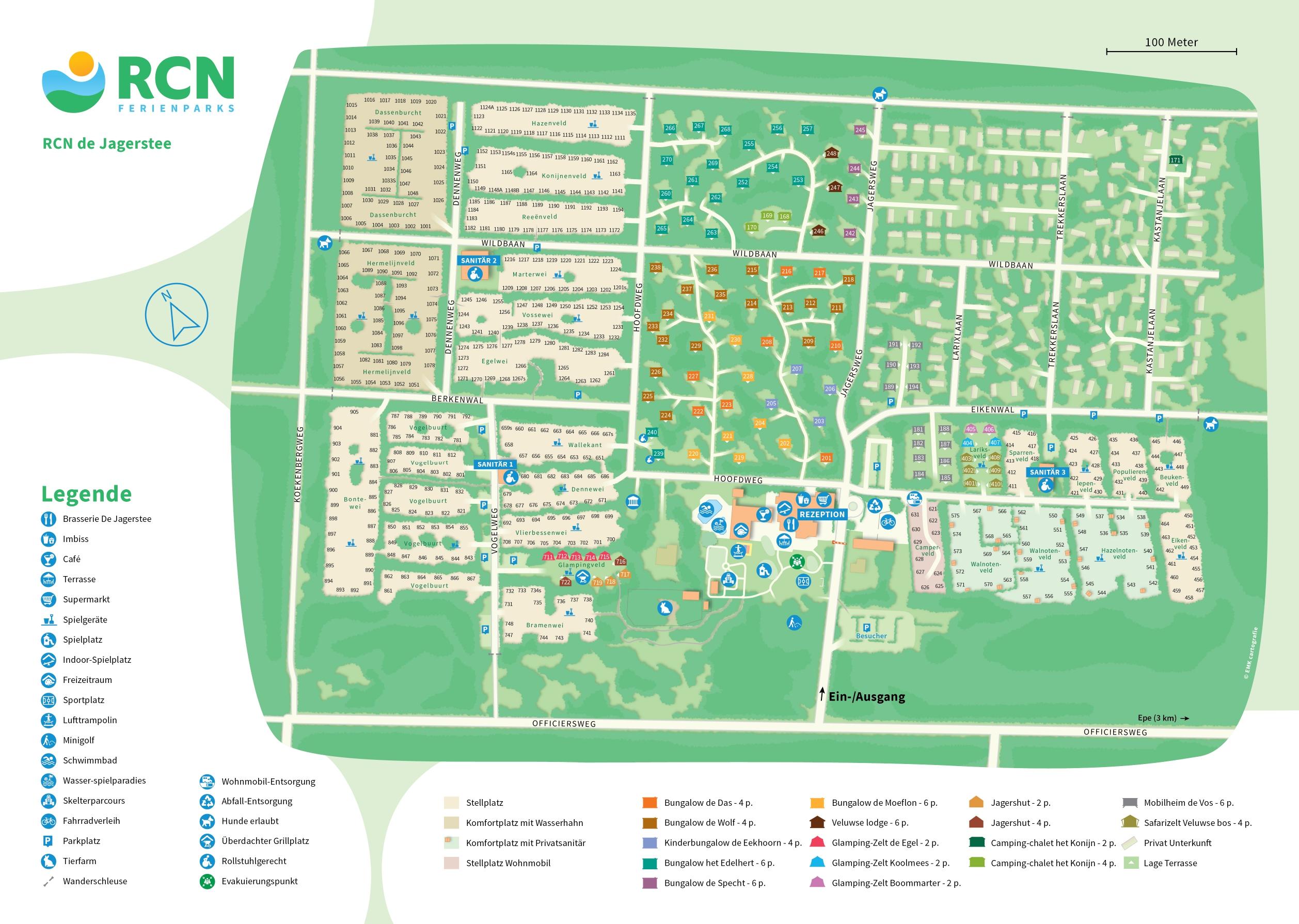 Parkplan RCN de Jagerstee