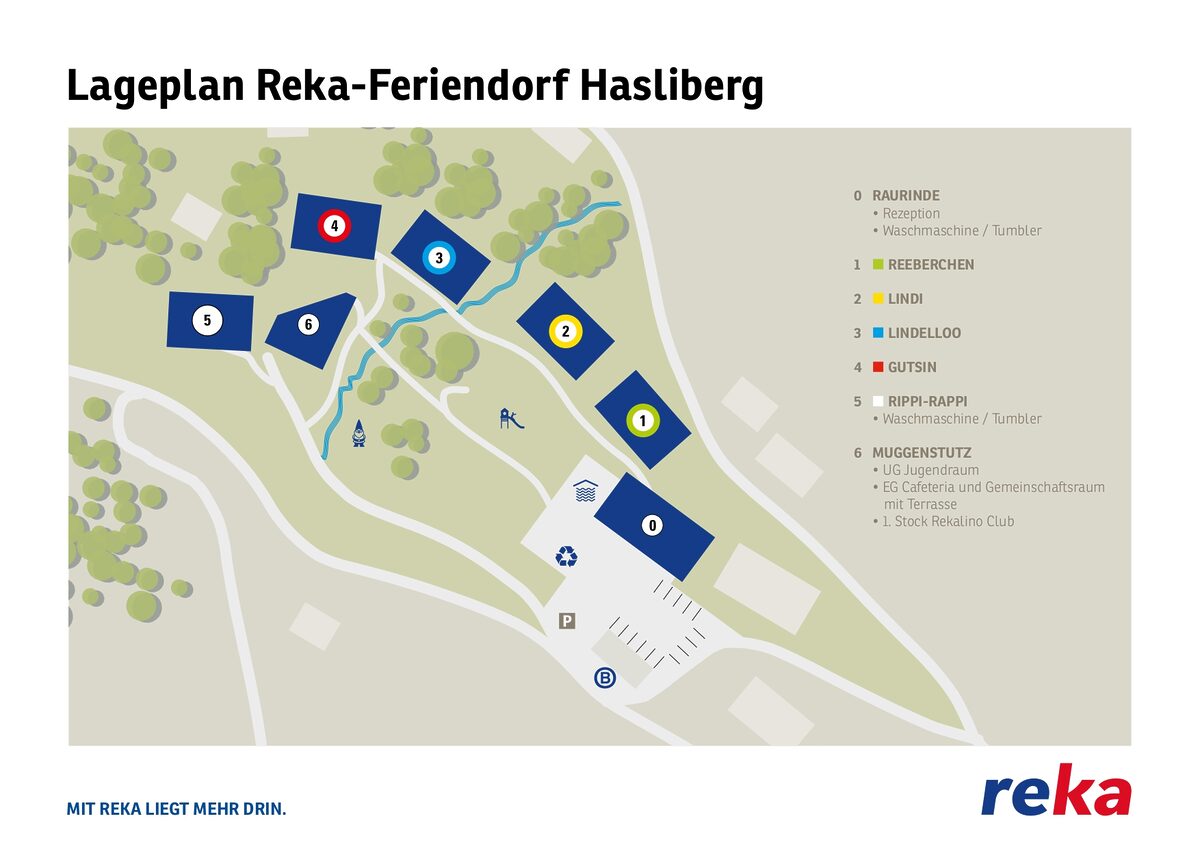 Parkplan Reka-Feriendorf Hasliberg