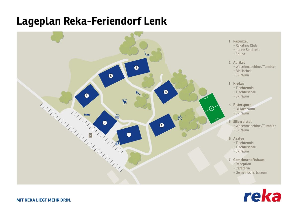 Parkplan Reka-Feriendorf Lenk