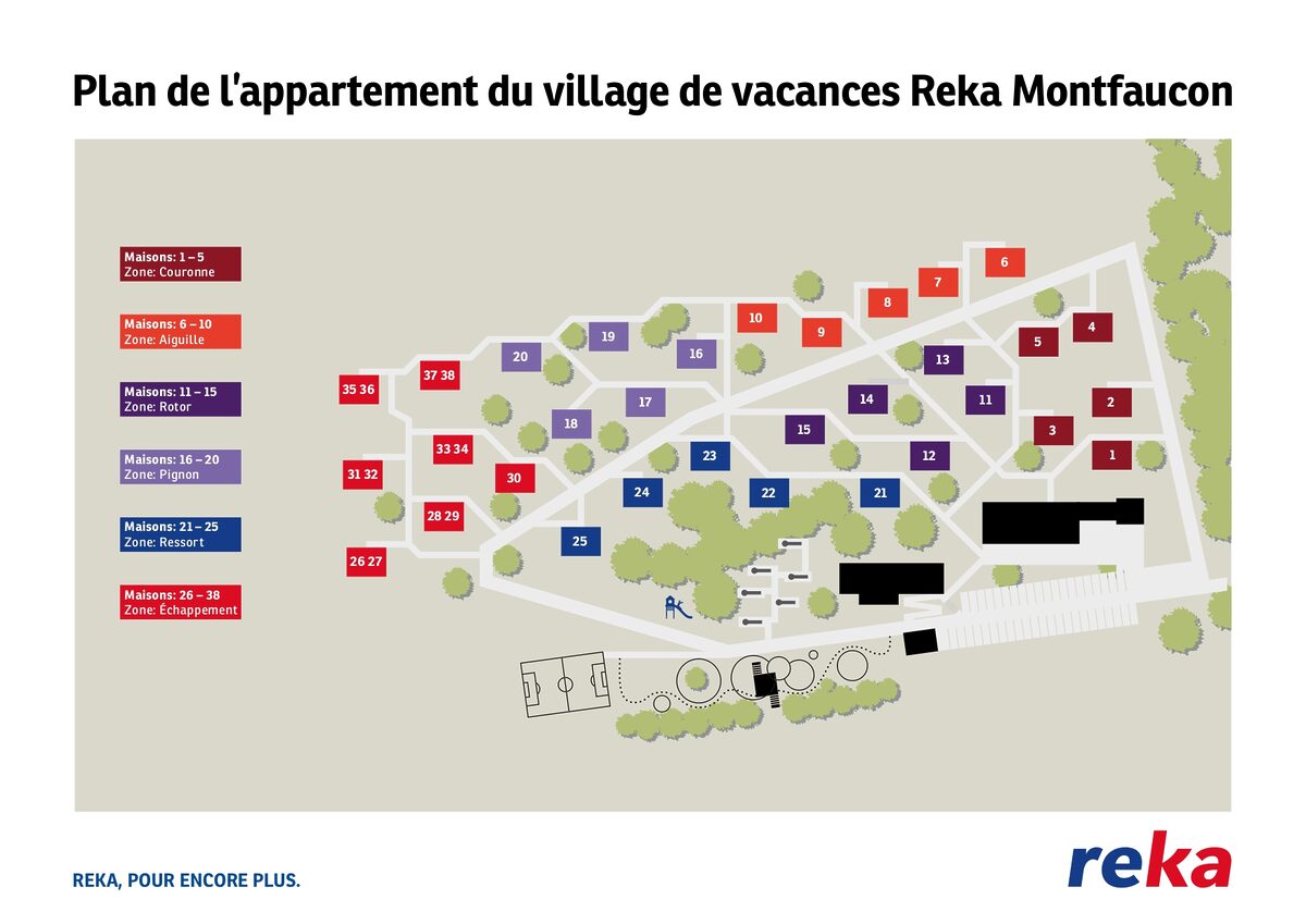 Parkplan Reka-Feriendorf Montfaucon